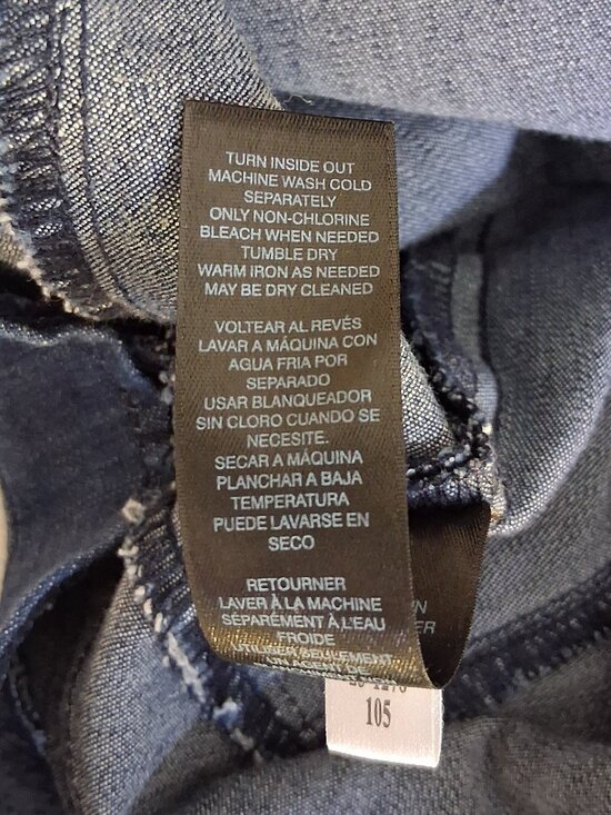 White House Black Market Blue Denim Pencil Skirt Women's Size 4 - Picture 11 of 16